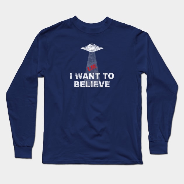 Unidentified Flying Object Long Sleeve T-Shirt by happyantsstudio